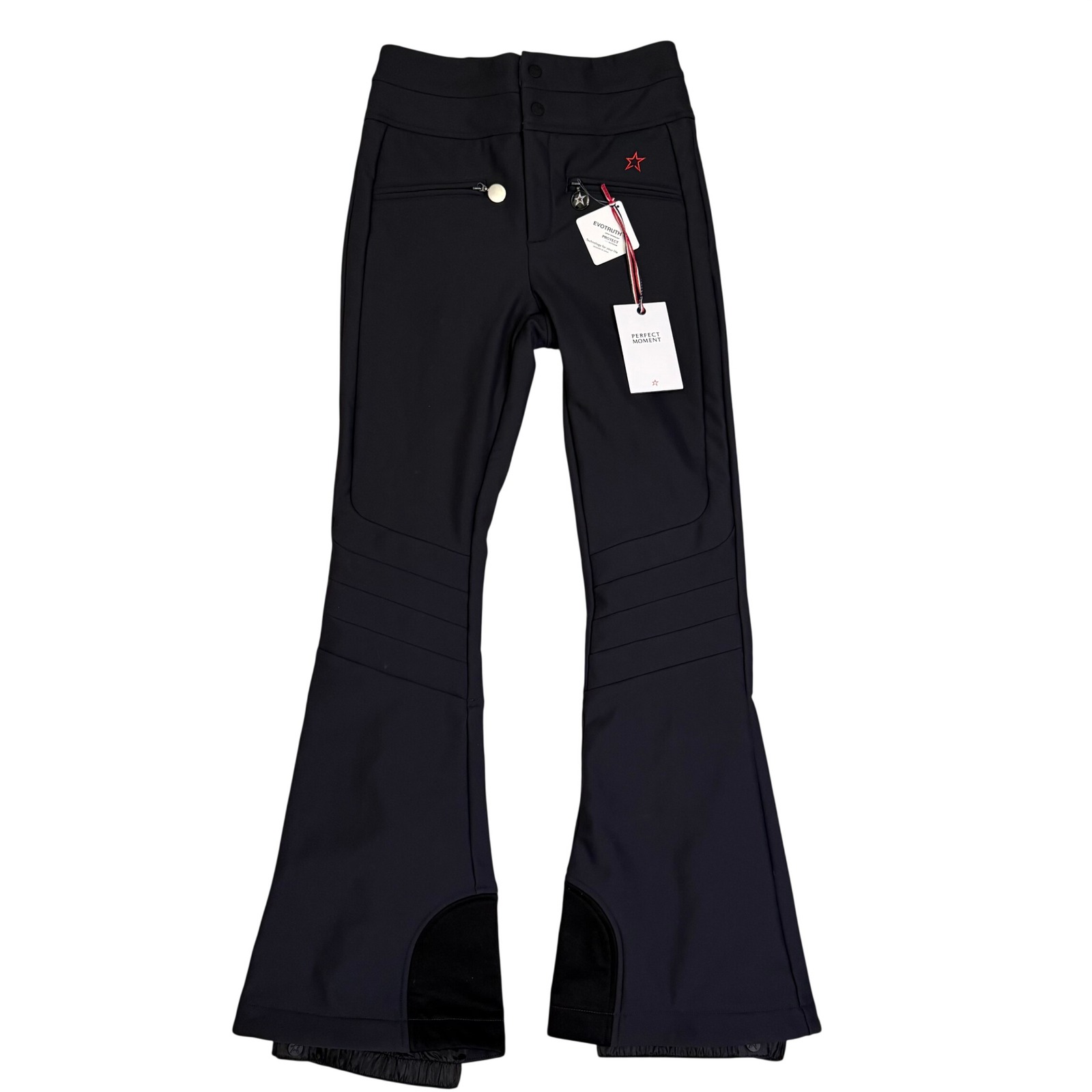 Perfect Moment Aurora High Waist Flare Ski Pants Jet Black Small Nwt